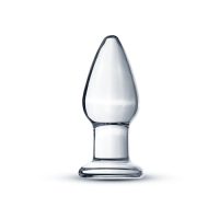 Klassieke Glazen Buttplug - Transparant